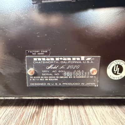 Marantz 2020 1978 - Brushed stainless steel image 6