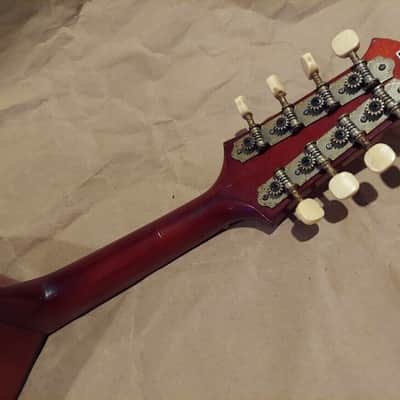Suzuki Mandolin Model 601, Japan, 1970, Good condition, needs re-gluing image 6