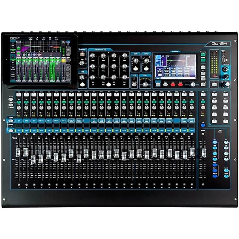 Allen & Heath Qu-24 Chrome Edition Digital Mixer 2025 - BLACK image 1