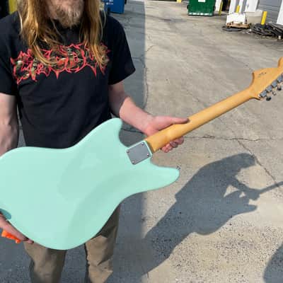 Fender Jagstang 2023 Surf Green Imron Mustang Jaguar Kurt Cobain image 10