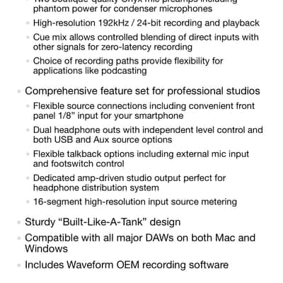 Mackie Big Knob Studio Plus + Computer Audio Interface and Monitor Controller image 6