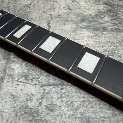 BMC Guitar Neck Tele® Telecaster® 22 Fret Roasted Maple MOP Block Inlays With Bound Rosewood Fingerboard Nitro Lacquer 9.5 Radius.   (TN104) image 3