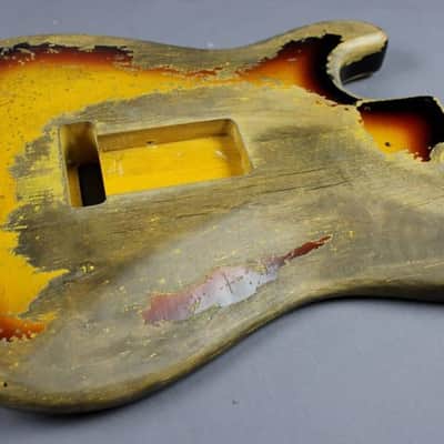 MJT Official Custom Order Vintage Aged Nitro Finish Guitar Body by Mark Jenny VTS Sunburst image 12