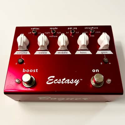 Bogner Ecstasy Red Overdrive w/ Boost 2010s Red image 3