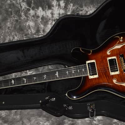 2022 PRS - SE Hollowbody II - Black Gold Burst image 9
