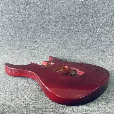 Red DIY Project HH Guitar Basswoo Body image 6