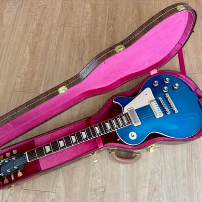 Gibson Custom Shop M2M '57 Les Paul Standard Reissue "Deluxe“ - Basalt Blue Sparkle Top Bild 3