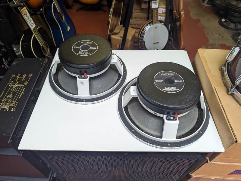 Matched Pair! Altec Lansing 12" Bass Musical Instrument Speakers #417-16LF - Very Clean - Sound Excellent! image 1