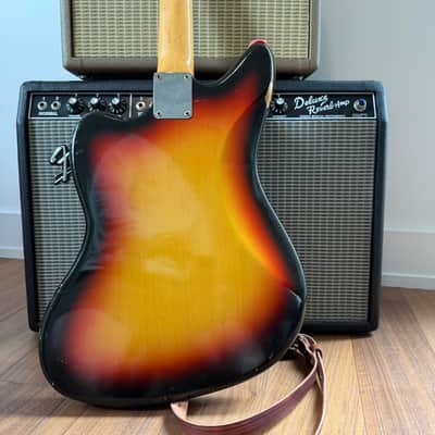 1966 Fender Jaguar with Rosewood Fretboard in Sunburst image 7