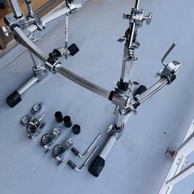 Yamaha HXR2CHLII Hexrack 2-leg Rack System with Cymbal Boom Arms, Clamps, side extensions, and many extras image 2
