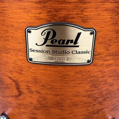Pearl Session Studio Classic 16" x 14" Floor Tom Matte Liquid Amber #389 - Brand New image 3