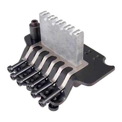 Black Guitar Double Locking Bridge Tremolo System image 3