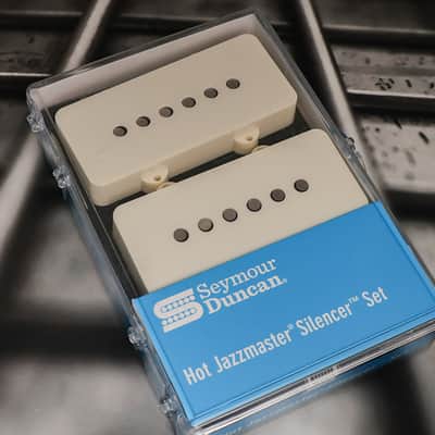 Seymour Duncan Jazzmaster Silencer Hot - Parchment Pickup SET image 1