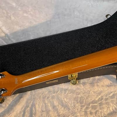 NEW! Gibson Dealer Select Custom Shop Les Paul Custom AAA Figured Flame Top - Transparent Black / Natural Back - Authorized Dealer - 8.8 lbs - G06805 image 12