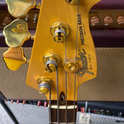 1983 Fender Elite Precision Bass 2- Black - Includes Vintage Hardshell Case image 6