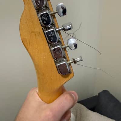 1970 - 1975 Blonde Fender Telecaster with Maple Fretboard and Hardshell Case image 12