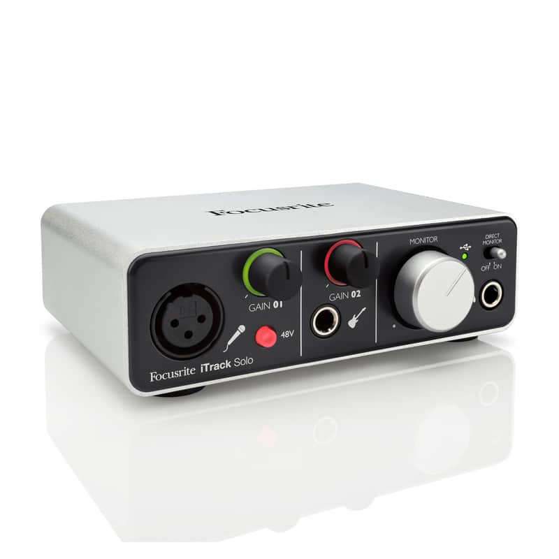 Focusrite iTrack Solo Lightning Audio Interface - B-Stock image 1