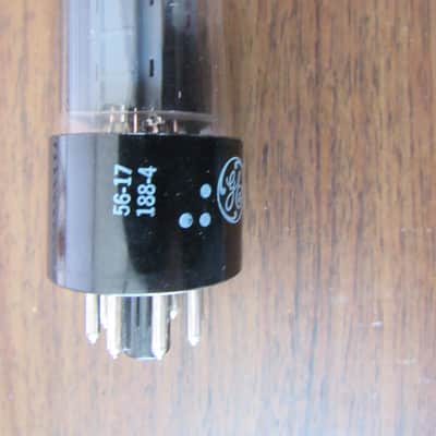 Single Tube General Electric 6SN 7GTB tube in very good condition image 3