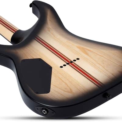Schecter C-1 Pale Moon Natural Satin with Black Burst image 9