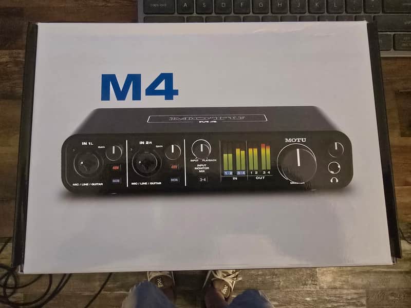 MOTU M4 USB-C Audio Interface 2019 - Present Black image 1