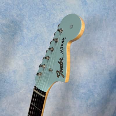 2025 Fender MIJ Traditional II '60s Jaguar Daphne Blue with Matching Headstock image 8