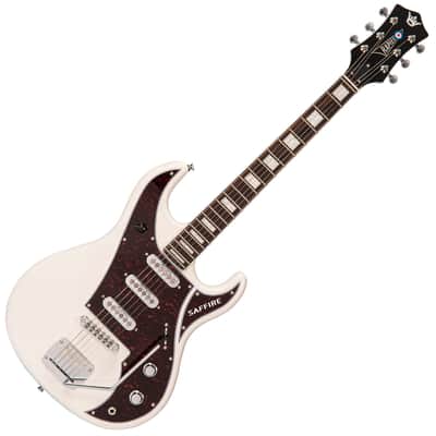 Rapier Saffire Electric Guitar ~ Vintage White image 3