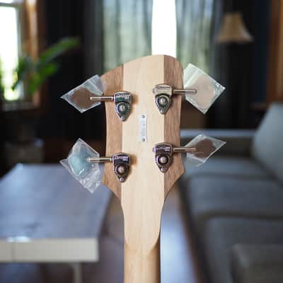Serek Basses Sacramento Medium Scale Bass 2017 PRE-ORDER Natural Oil Walnut image 4