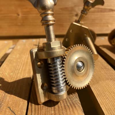 Double Bass Tuning Pegs - Fine Geared High Quality double bass Tuners - Rare - Make An Offer image 4