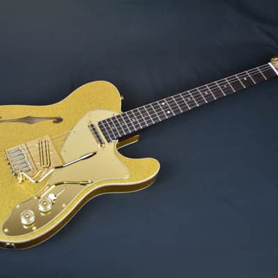 Custom Pre-order! Thinline Telecaster w/ Vega-Trem Tremolo HH Gold DiMarzio Tone Zone Kluson Icon image 3