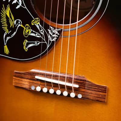 Gibson Hummingbird Standard Left-Handed Acoustic/Electric Guitar - Vintage Sunburst with Hardshell Case image 12