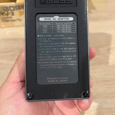 Boss RV-2 Digital Reverb (Dark Gray Label) 1987 - 1989 - Gray image 2