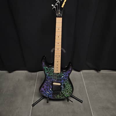 Kramer Baretta Custom Graphics Feral Cat Rainbow Leopard (Schaller Lockmeister) image 2
