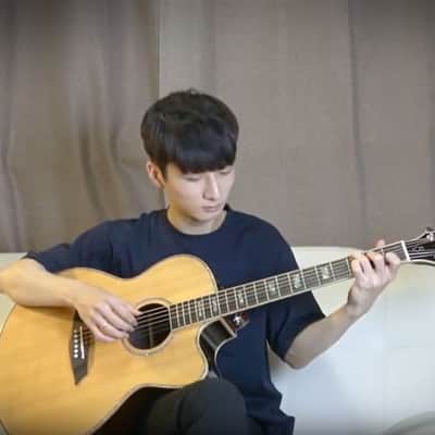 Sire A7 Sungha Jung series Natural All Solid Spruce & Rosewood Grand Auditorium guitar (high gloss) image 1