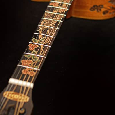Blueberry Handmade  Acoustic Guitar with a combination Cedar, Rosewood and Alaskan Spruce Top and Mahogany Back and Sides Buit to Order in 90 Days image 10