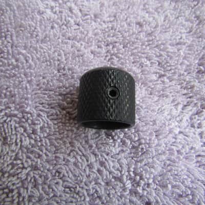 Fender Telecaster Style Dome Knob Black Finish With Set Screw Non Fender Telecaster Dome Knob Black image 2