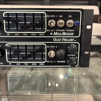 Mesa Boogie Quad Preamp with FU-2A Footswitch; IIC+ and III; Midi Capable image 4