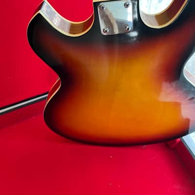 Vintage Kingston Semi-hollow body 1960s - Sunburst image 10