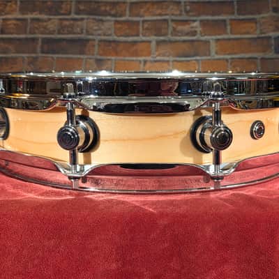 DW Collector's Series Maple Pi 3.14x14" Snare Drum Natural image 12