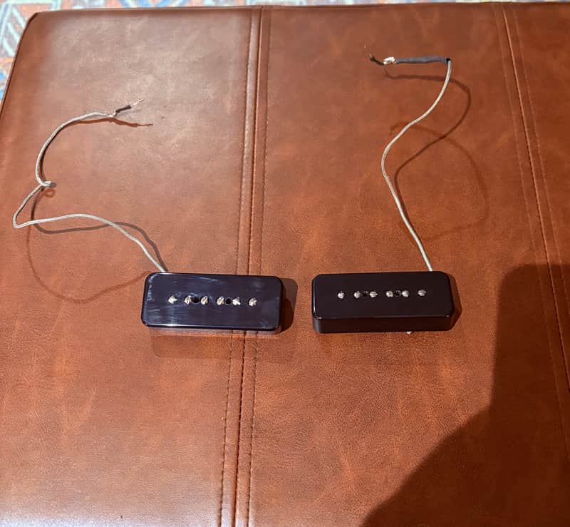 2026 Gibson USA P-90 Soap bar Pickups Pair Black – FREE Shipping image 1