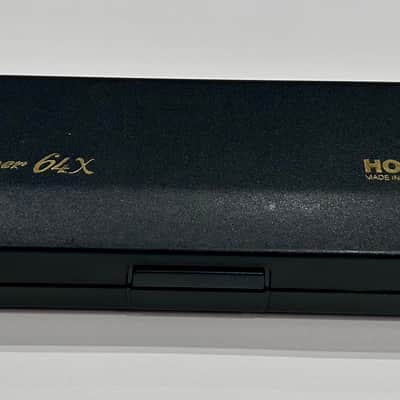 Hohner 7584-C Super 64 X Chromatic Harmonica 2010s - Black and Gold image 6