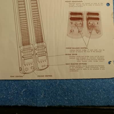 Fender Stringmaster Dealer Sheet 1956 image 2