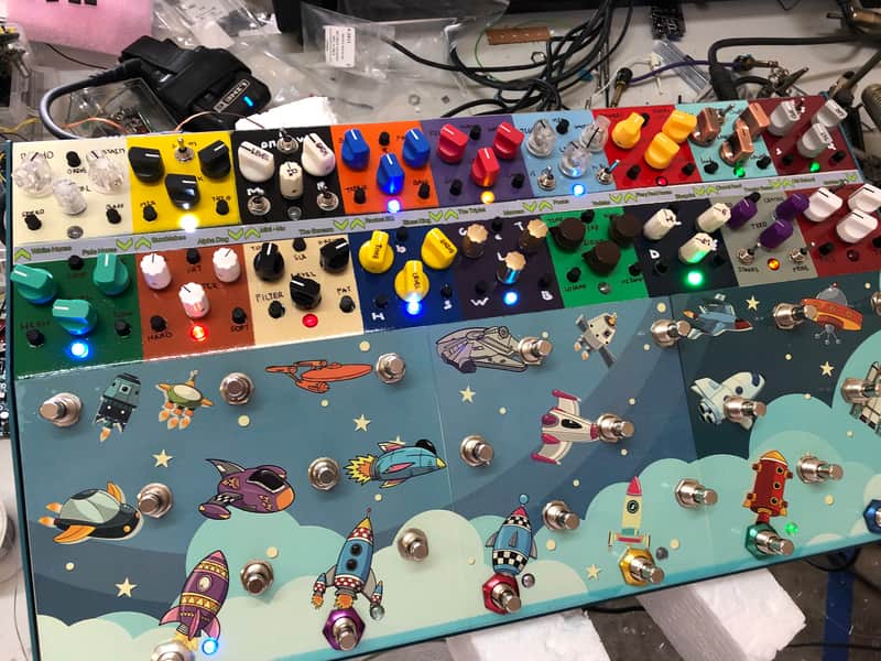 Swirl Effects Mega Pedal 2018 Blue image 1