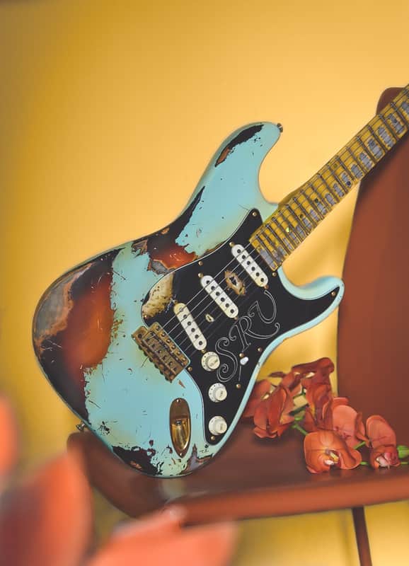 Two Tone Relic (Seafoam over Sunburst) image 1