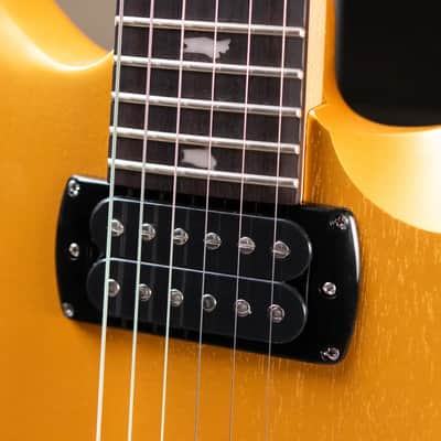 PRS SE CE 24 Standard Stoptail Electric Guitar - Metallic Gold Satin with Gig Bag image 8