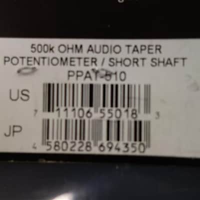 Gibson PPAT-510 500K OHM Audio Taper Potentiometer (Short Shaft) image 3