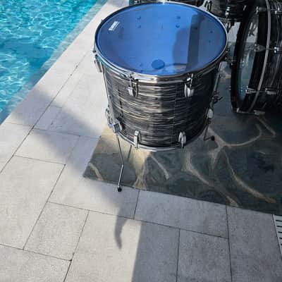 Ludwig LF868 Classic Maple 16x18" Floor Tom 1998 - 2015 - Black Oyster Pearl image 1