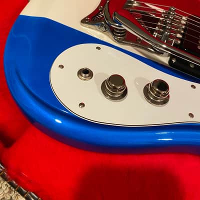 Mosrite “The Ventures" (1965) ~ ”Salesman Sample”~ Red White & Blue image 11