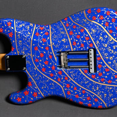 Fender Custom Shop Stratocaster "Blue with Red & Gold" Thorn / Gallenberger Project 2022 image 5