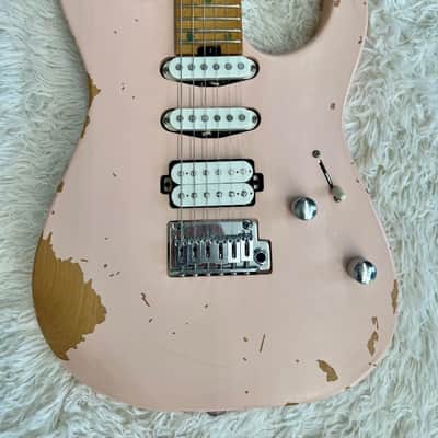 Charvel Rick Graham Signature Pro-Mod DK24 2PT MPL Electric Guitar, Shell Pink image 3