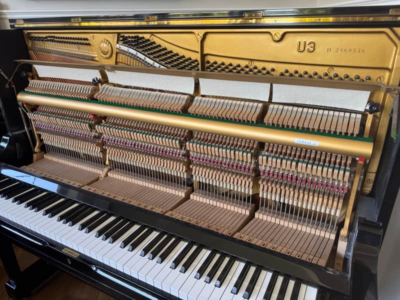 Yamaha U3 H Model 1979 - Ebony Gloss imagen 1